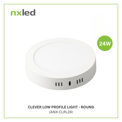 NxLed Clever Surface Lux - Round 24W (ANX-CLRL24)