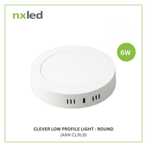 NxLed Clever Surface Lux - Round 6W (ANX-CLRL6)