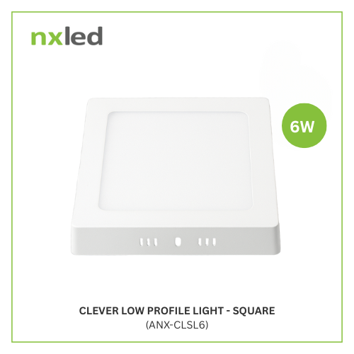 NxLed Clever Surface Lux - Square 6W (ANX-CLSL6)