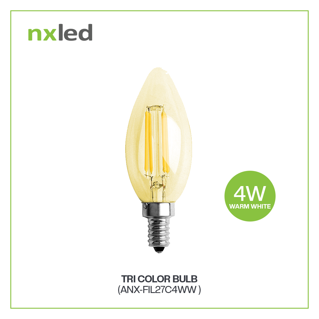 NxLed Filament Bulb - Warm White 4W (ANX-FIL27C4WW)