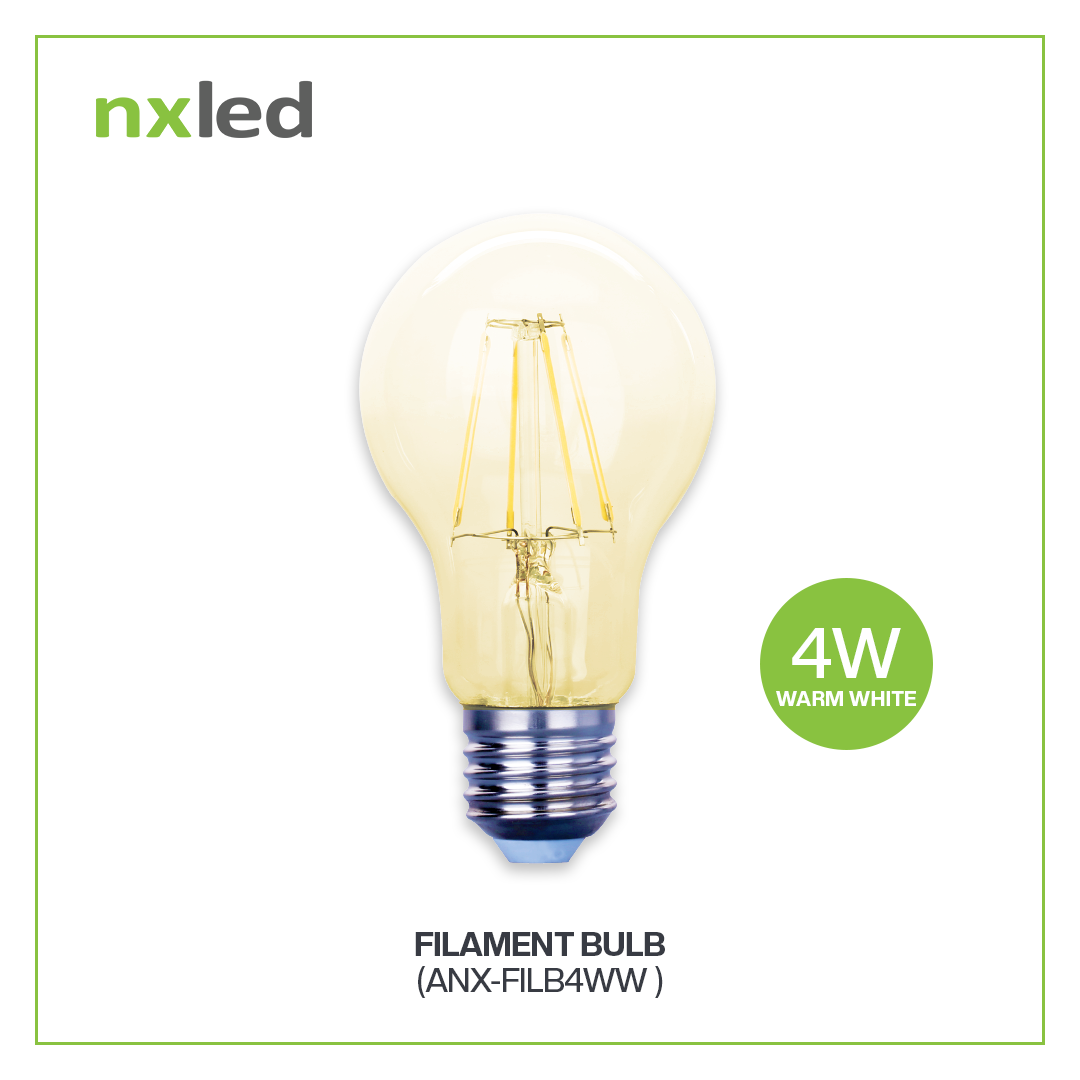 NxLed Filament Bulb - Warm White 4W (ANX-FILB4WW)