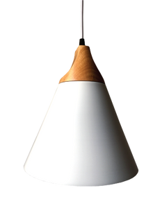 Wooden Cone Pendant Light (ANX-KA112G)