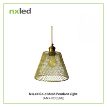 NxLed Gold Mesh Pendant Light (ANX-KD516G)