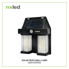 Nxled 2W Solar Wall Light 3000k Warm White IP44