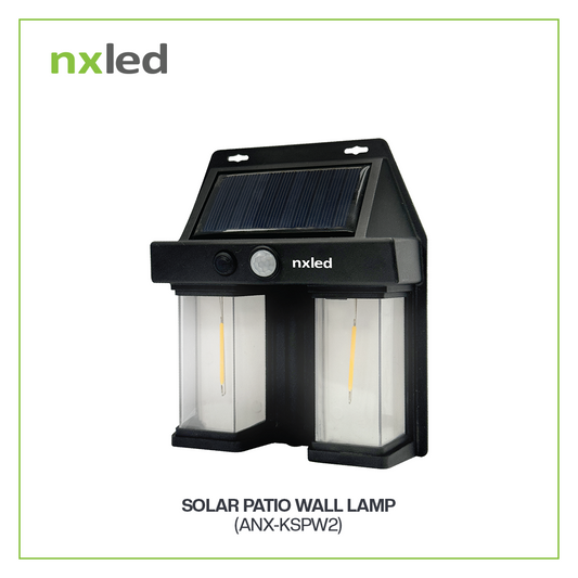 Nxled 2W Solar Wall Light 3000k Warm White IP44