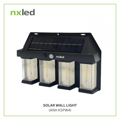 NxLed Solar Wall Light (ANX-KSPW4)