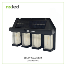 NxLed Solar Wall Light (ANX-KSPW4)