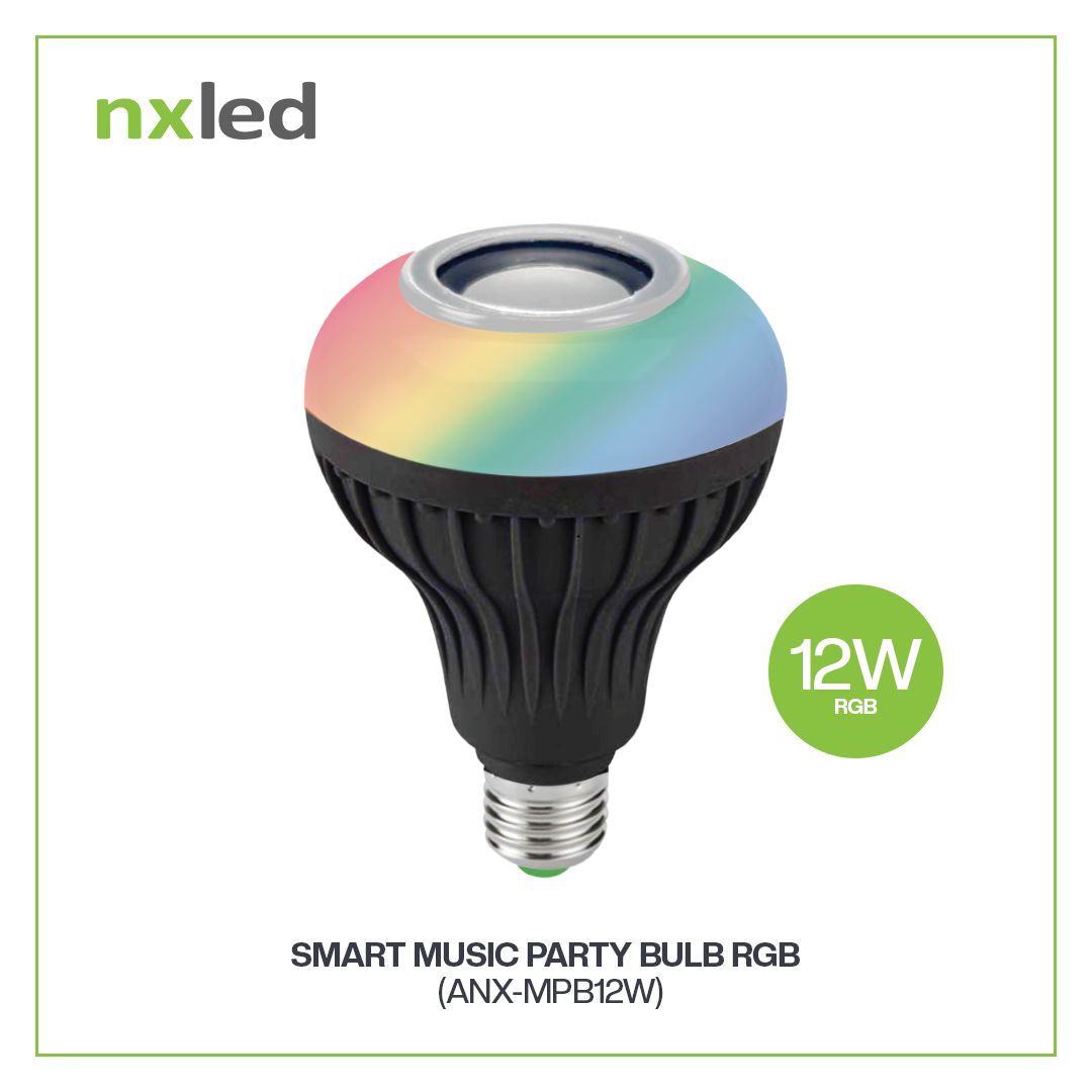 NxLed Smart Music Party Bulb (ANX-MPB12W)