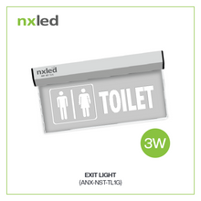 Nxled Toilet / Restroom Sign 3W