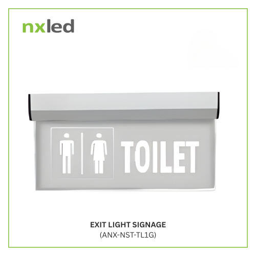 NxLed LED Exit Light Signage (ANX-NST-TL1G)