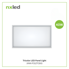 NxLed Tricolor LED Panel Light 40W (ANX-P312TC80)
