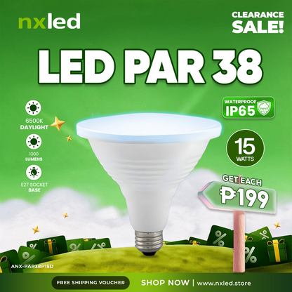 NxLed PAR38 - Daylight 15W (ANX-PAR38B15D)