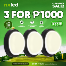 Nxled TRIO LED Bulkhead (ANX-RBH18W/ ANX-RBH18D)