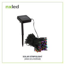 Nxled 1W Solar Strip Light with 100 Leds (RGB) IP54
