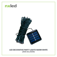Nxled 1W Solar Strip Light with 100 Leds (Warm White) IP54