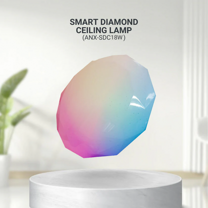 NxLed Smart Diamond Ceiling Lamp 18W (ANX-SDC18W)