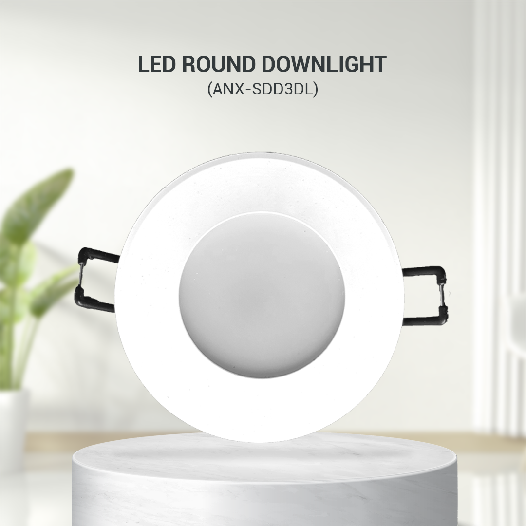 NXLED 3W LED ROUND DOWNLIGHT (ANX-SDD3DL)