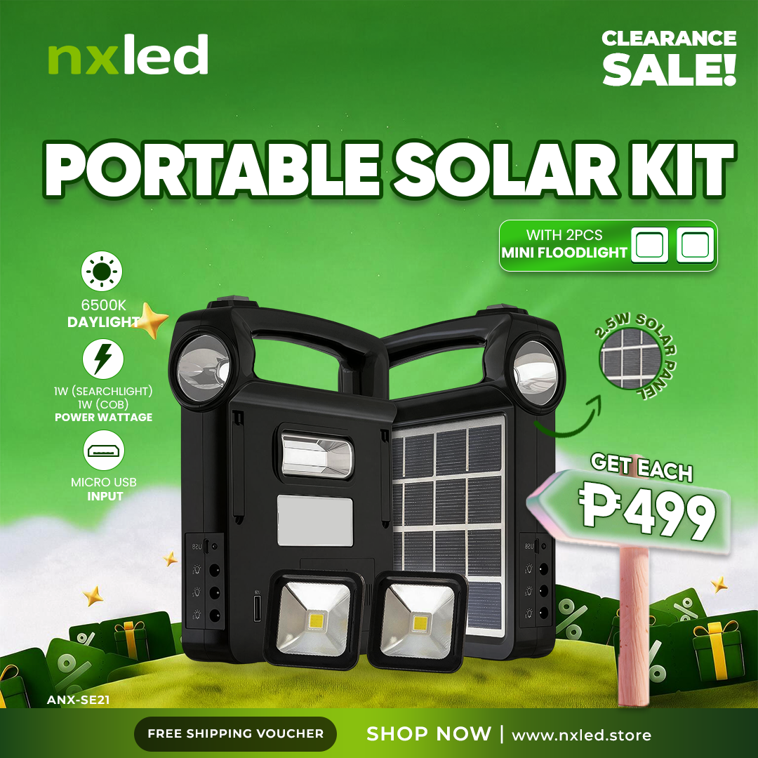 NxLed Portable Solar Kit (ANX-SE21)