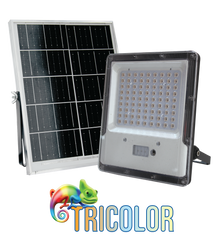 NxLed TRICOLOR Solar Floodlight with Battery Indicator - 100W (ANX-SF100CCT)
