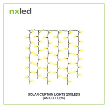 Nxled 1.2W Solar Strip Light with 200 Leds (Warm White) IP54