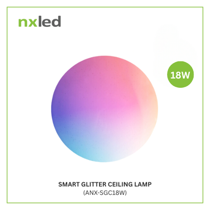 NxLed Smart Glitter Lamp 18W (ANX-SGC18W)