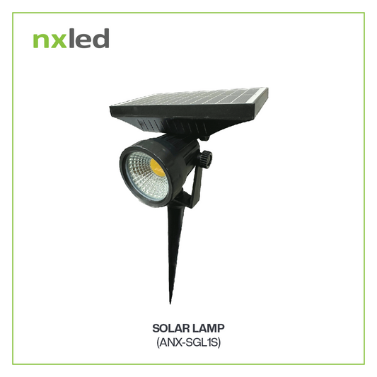 Nxled 3W Solar Lamp 3000K Warm White IP65