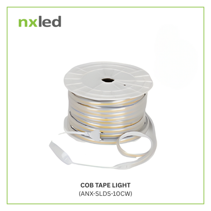 NxLed COB Tape Light 10W Cool White (ANX-SLDS-10CW)