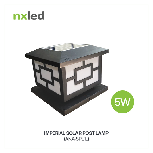Nxled 5W Solar Lamp 6500 Daylight/3000K Warm White IP65