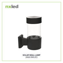 Nxled 2W Solar Wall Light (Wall Clear Design) 3000K Warm White