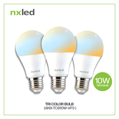 NxLed Tricolor Bulb 10W (ANX-TCB10W-VP3)