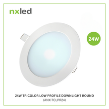 NxLed Tricolor Low Profile Downlight - 24W (ANX-TCLPR24)