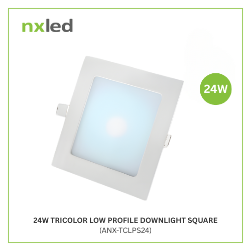 NxLed Tricolor Low Profile Downlight 24W (ANX-TCLPS24)
