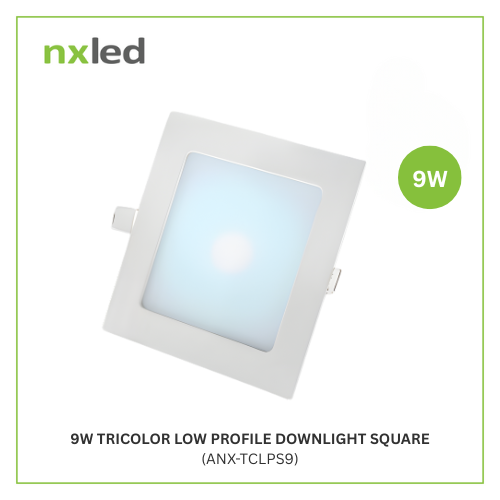 NxLed Tricolor Low Profile Downlight 9W (ANX-TCLPS9)