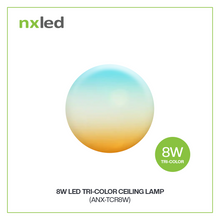 Nxled LED Tri-Color Ceiling Lamp 8W/14W/18/24W