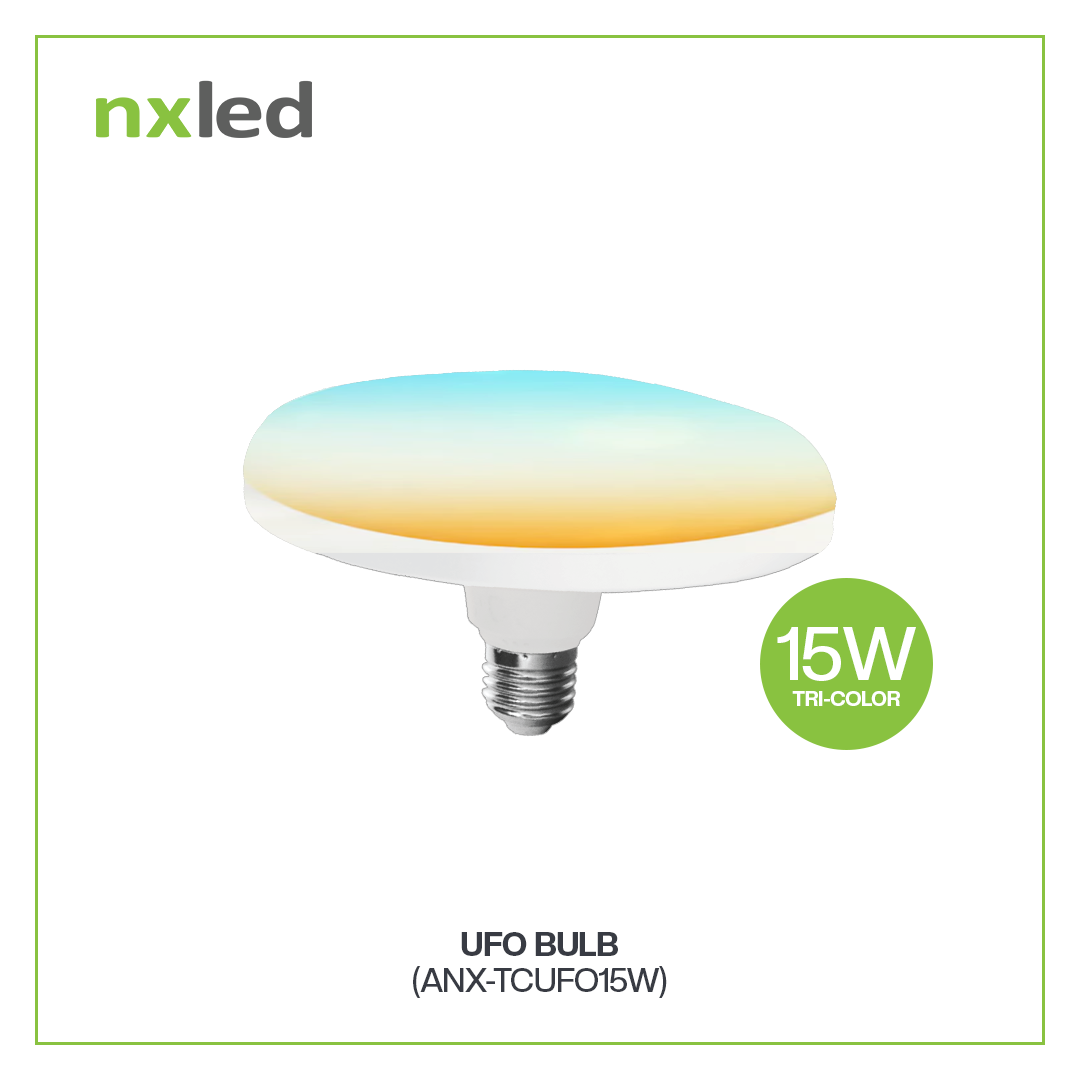 NxLed Tricolor UFO Bulb 15W (ANX-TCUFO15W) – NxLed