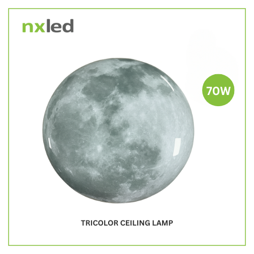 NxLed Tricolor Ceiling Lamp - MOON 70W (ANX-TMG70)