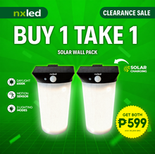 Nxled Solar LED Wall Light | 2pcs in 1 pack (  ANX-WL2014-BP2 )