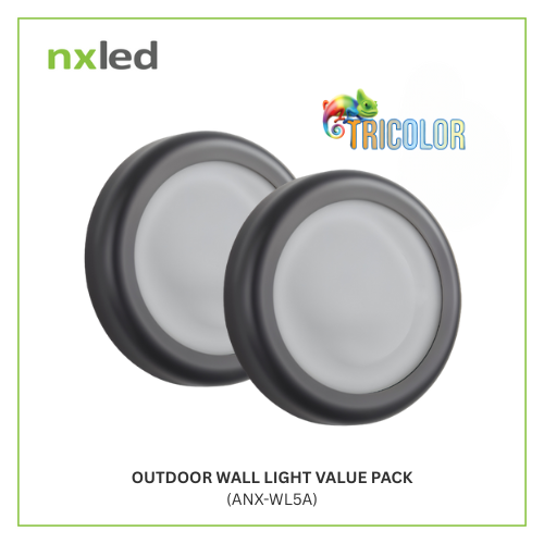 NxLed Outdoor Wall Light Value Pack (ANX-WL5A)