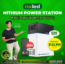 Nxled 500w Hithium Portable Power station (ANXHT-H500) with free powerbank APB-AN20K