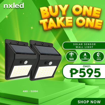 Buy 1 Take 1 Nxled Solar Wall Light - Daylight (ANX-SL004)