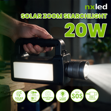 Nxled Rechargeable Zoomable Solar Searchlight (ANX-DT82)