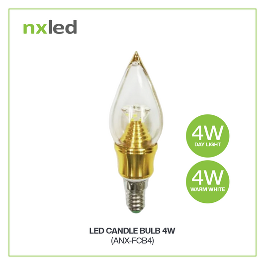 Nxled 4W Candle Bulb - Daylight/Warm White