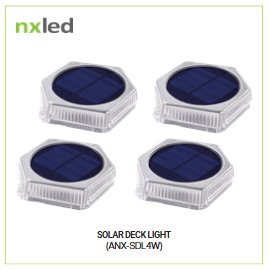 Nxled Solar Deck Light (ANX-SDL4W)