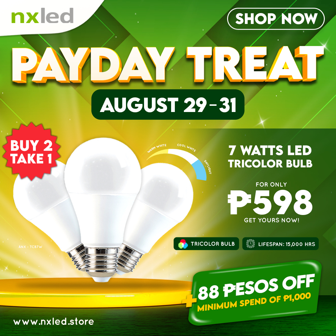 BUY 2 TAKE 1 Nxled 7W LED Tri-Color Bulb (ANX-TCB7W)