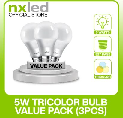 NXLED  5W TRICOLOR VALUE PACK ( 3PCS ) (  ANX-TCB5W-VP3 )