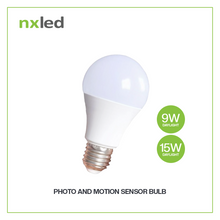 Nxled Photo and Motion Sensor Bulb 9W/15W IP65 Daylight