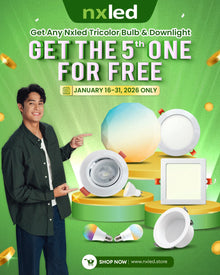 NxLed BUY 4 GET 1 FREE Tricolor Bulb 7W (ANX-TCB7W)