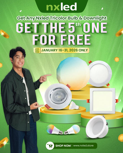 NxLed BUY 4 GET 1 FREE Tricolor Bulb 7W (ANX-TCB7W)