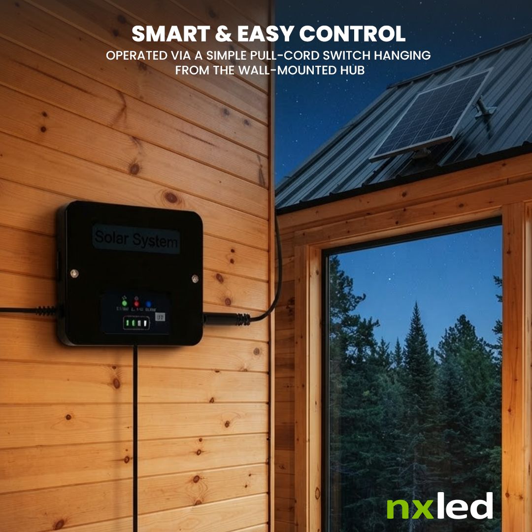 Nxled Solar Power Fan Light Kit (ANX-SFK1)