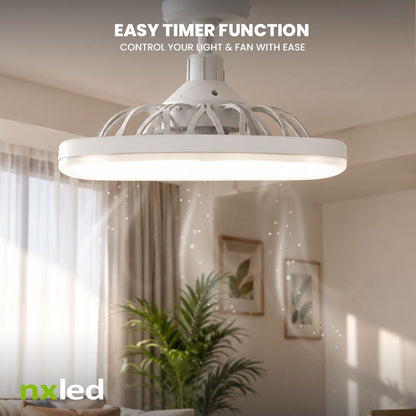 Nxled Solar Power Fan Light Kit (ANX-SFK1)